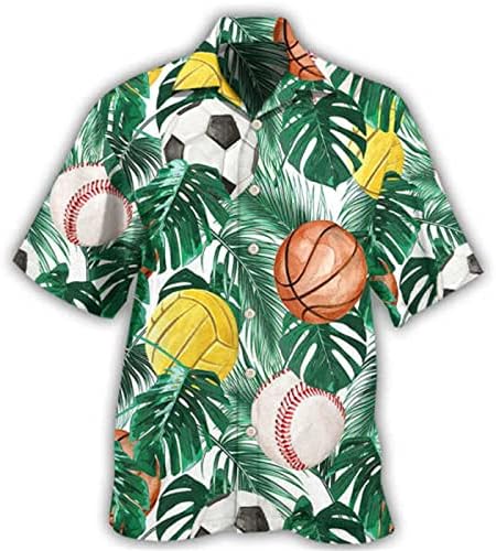 BMISEGM Summer Mens Beach Camisetas masculinas Turismo de férias de verão Praia Trendência de moda Lazer 3D Impressão digital