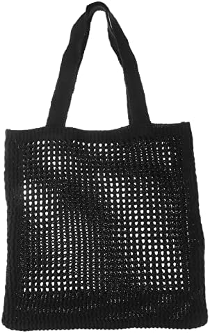 ABAODAM 2PCS OpenWork Knit Bag
