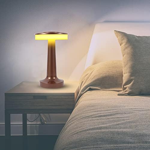 Lâmpada de mesa sem fio SunLigtgo, lâmpada de mesa de LED portátil, controle do sensor de mesa ao lado de lâmpadas, luz noturna infantil