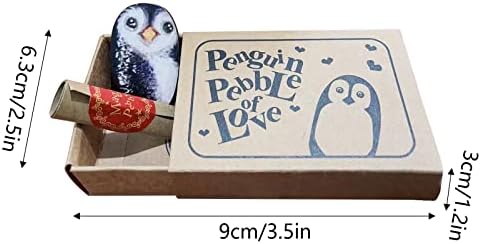 Penguin seixão romântico Gift Penguin Presente de aniversário Tokens amor