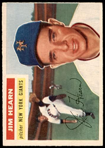 1956 Topps # 202 Jim Hearn New York Giants Ex -Giants