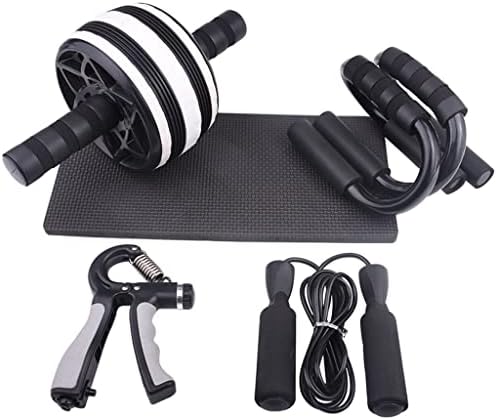 Kit de rolos de roda YTYZC AB com barra de push-up push jump hand pipche portátil equipamento para exercício em casa Trans