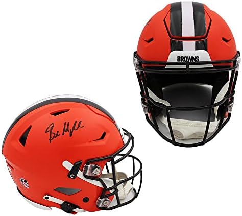 Baker Mayfield assinou o Cleveland Browns Speed ​​Flex Authentic NFL Capacete - Capacetes NFL autografados