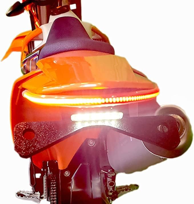 Bikelitez fumou o kit de luz de luz do eliminador de lâmpadas integrado integrado do kit de luz arrumada para o ajuste: KTM 500 EXC-F 2021-2023