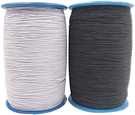 Linhas elásticas de maserfaliw 500m 2 rolos 0,5 mm de linha de lama elástica de linha de corda de corda de roupas de costura