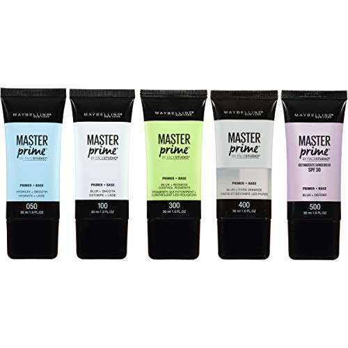 Maybelline Face Studio Master Prime Face Primer Base de maquiagem, Blur + Smooth, 1 contagem