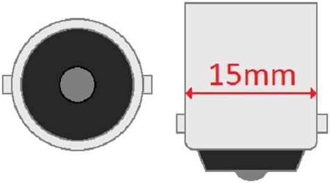 CEC Industries 1195 lâmpadas, 12,5 V, 37,5 W, Ba15S base, forma RP-11