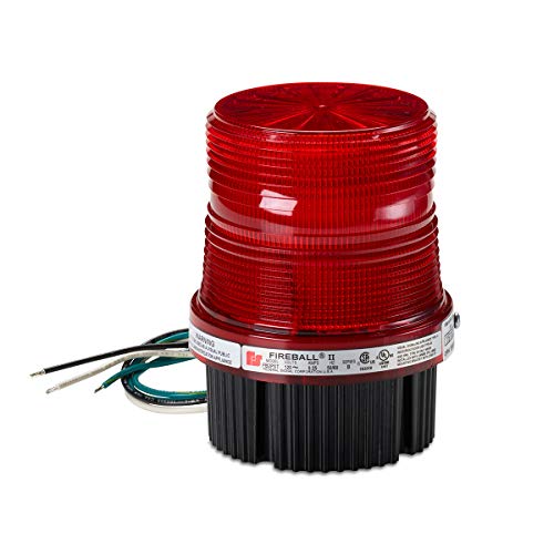 Sinal federal FB2PST-120G Fireball Strobe Warning Light, Flash único, tubo de 1/2 NPT/montagem de superfície, 120 Vac,