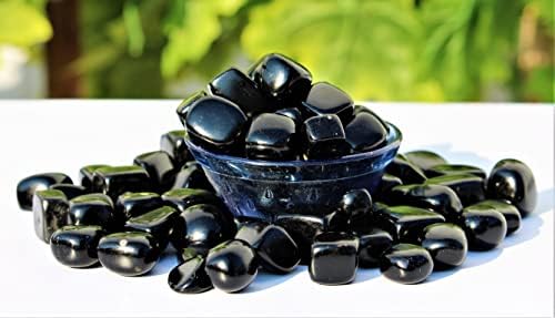 Incrível Polido Black Obsidian Black Obsidian Stones Tambled Stones Cristal Agate