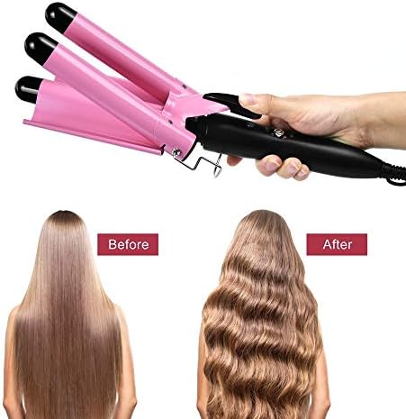 Sdfgh 3 barris Cabelo Curling Iron Automatic Perm Sindique