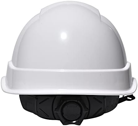 Capacete de segurança de construção personalizada NSTEKY 6 pt. Hard -chapéu de suspensão de catraca com aberturas