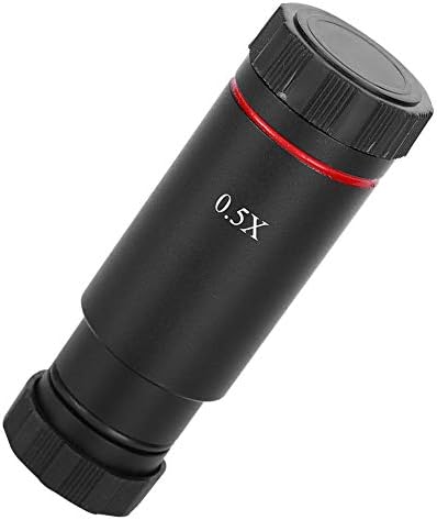 Adaptador de montagem de 0,5x C Adaptador de câmera de 25 mm para microscópios Câmera CCD da ocular eletrônica