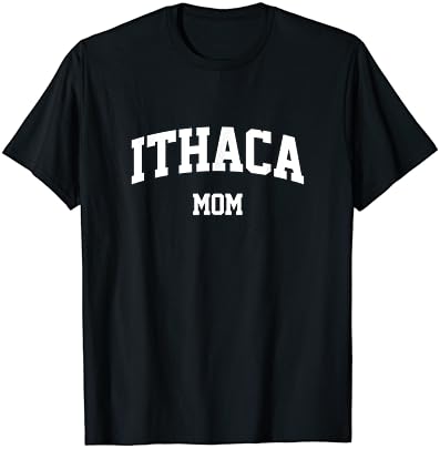 T-shirt de ex-alunos da Ithaca Mom Athletic Arch College University