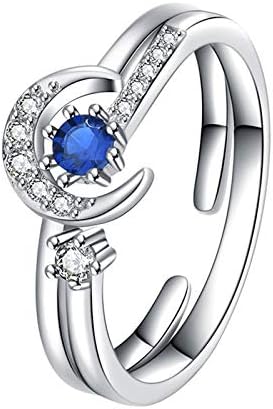 Anéis para mulheres 2023 Presentes de aniversário Abra o zircão de zircão de dedo de toque fresco Love Lorto de anéis doces incrustados