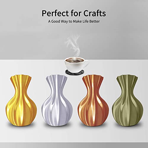Pacote de filamento de seda brilhante 3D, 1,75 mm 3D de impressão Filamento Pacote multicolor