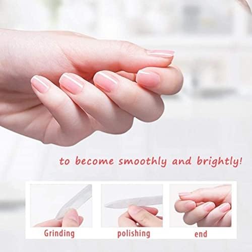 Manicure Fingernail Arquivos, Profissional Glass Dead Skin Remover UNIG Arquivo Polhoer Manicure Tool, ferramenta profissional