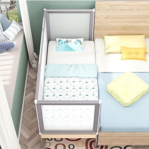 Cama de costura infantil, amplia a cama lateral do recém -nascido garoto de madeira macia menino aumenta o berço