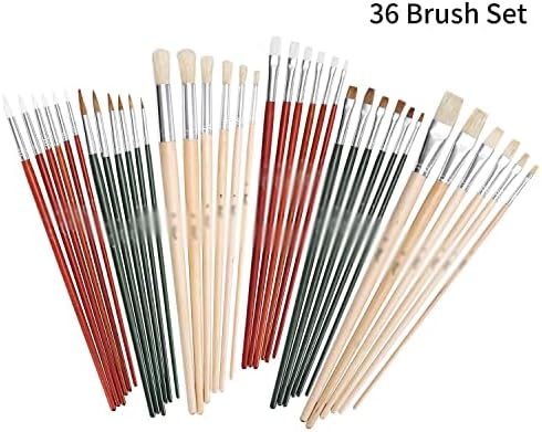 Lysldh 36 Canvas caneta pincel de cortina conjuntos