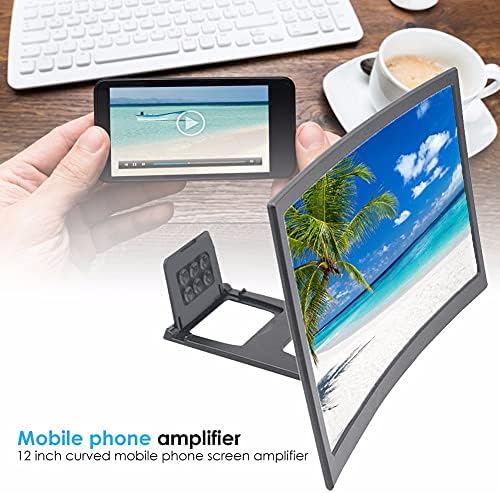 Amplificador de tela de telefone celular Jieseing 3D Video Video Cellphone Gulling Glass Stand Stand Tela Tela Acessórios do Projetor