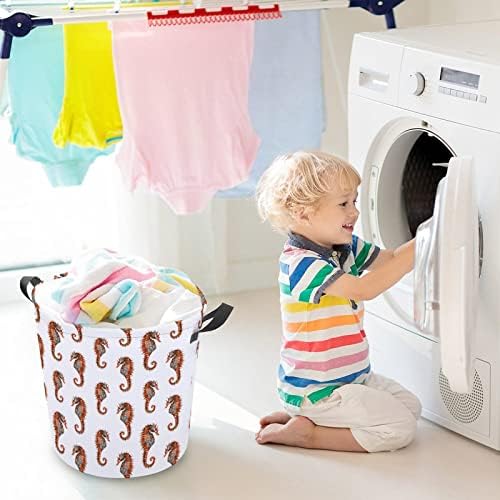 Aquarela aquarela de lavanderia grande cesta de lavanderia cesto de lavanderia cesto de armazenamento de armazenamento Organizador de brinquedos