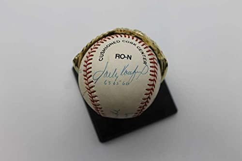 Os vencedores do Cy Young Award contrataram o beisebol Sandy Koufax Ford +7 JSA Loa D2132 - Bolalls autografados