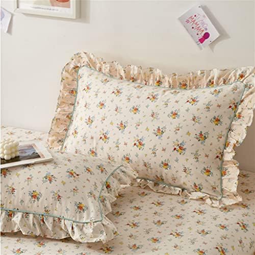Capa de travesseiro floral kfjbx Único revestimento feminino de travesseiro de renda cobre um par de roupas de cama de fronhas