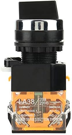 EVTSCAN LA3811X22 20A 2 Posição Seletor de redefinição automática Hole de montagem MOLTE MOLTA 22mm