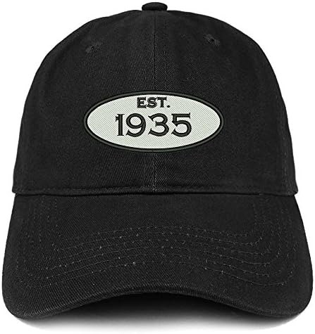 Loja de roupas da moda estabelecida em 1935 Bordado 88º Birthday Birthday Crown Crown Cot Cap