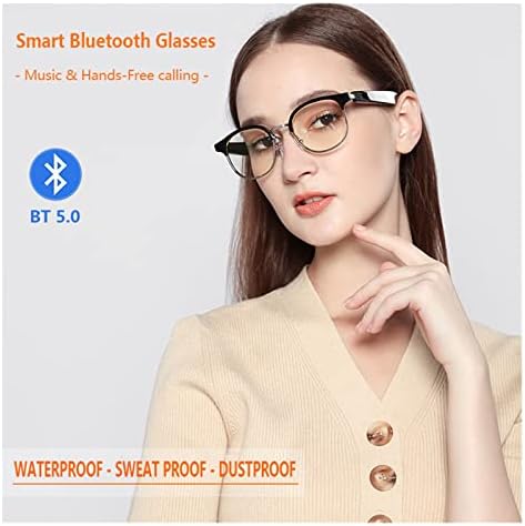 Óculos inteligentes de óculos bluetooth bluetooth 5.0 óculos inteligentes óculos de sol headset machinable machinable