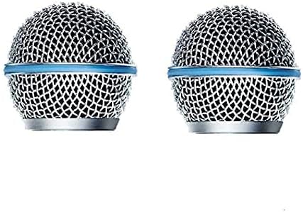 2 PCs Novo grade de microfone de cabeça de bola de substituição para Shure Beta58 Microfone SM58