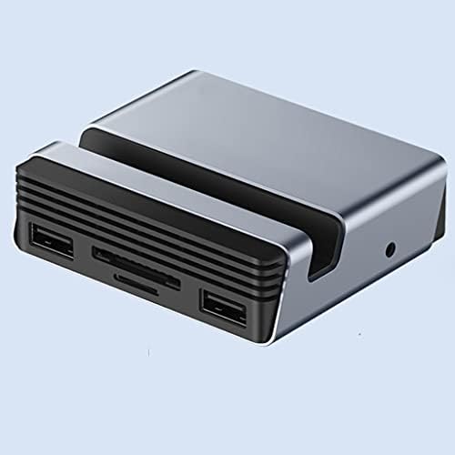 WSSBK USB C Hub Tipo-C Docking Station Type-C para 4K LEITOR DE PD SD/TF COMPATÍVEL DE HDMI HDMI