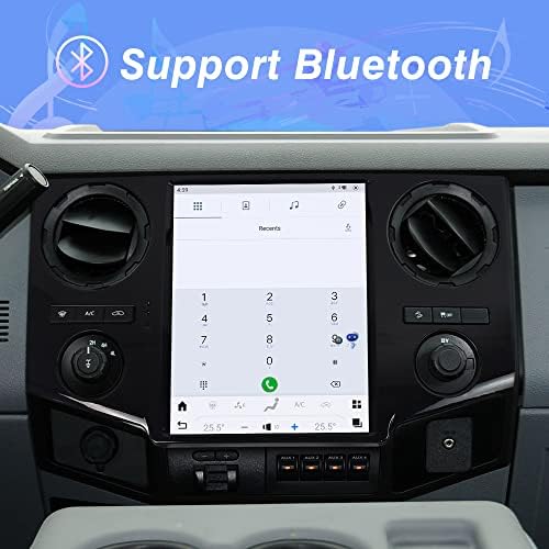 Rádio Android Car for Ford F250 F350 F450 F650 2012 2013 2014 Multimedia Player GPS Navegação de 12,3 polegadas Upgrade de tela de toque