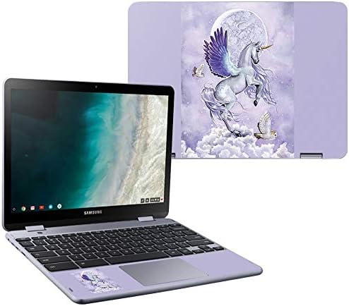 Mightyskins Skin Compatível com Samsung Chromebook Plus LTE - Utopia Unicorn | Tampa de vinil protetora, durável e exclusiva