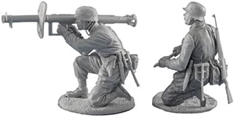 Goodmoel 1/35 Segunda Guerra Mundial Soldado Alemão Resina de Combate Figura / Soldado Desmonte e não pintado kit em miniatura /
