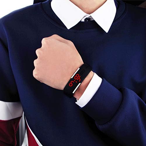 Relógio esportivo TOOCAT, Moda LED Digital Watch Overdoor 30m à prova d'água Bravos de borracha Wristwatch para homens homens adolescentes
