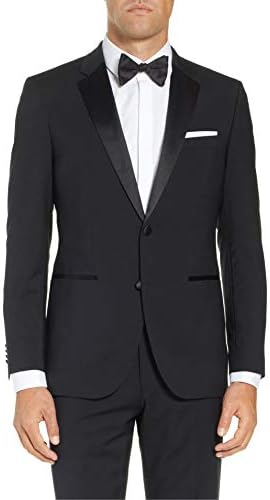 Adam Baker Men Classic & Slim Fit Fit Fitle Form Formal Tuxedo Suit - disponível em muitos tamanhos e cores