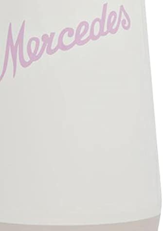 Mercedes Benz Thermal Bottle com tampa de bambu 17 oz Branco/rosa Aço inoxidável-vacuum de aço inoxidável