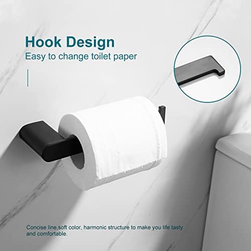 Suporte de papel higiênico portador fosco de papel higiênico de papel higiênico montado na parede SUS304 Aço inoxidável engross