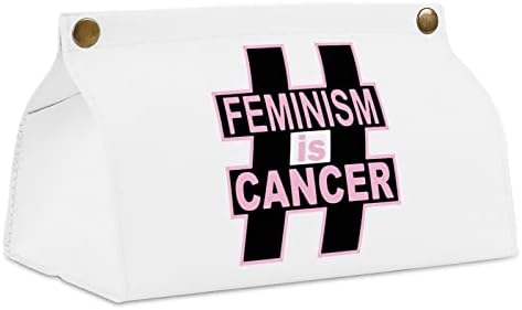 Feminismo é a capa da caixa de tecido cancer