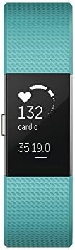 Fitbit Charge 2 Frequência cardíaca + pulseira de fitness, cerceta, grande