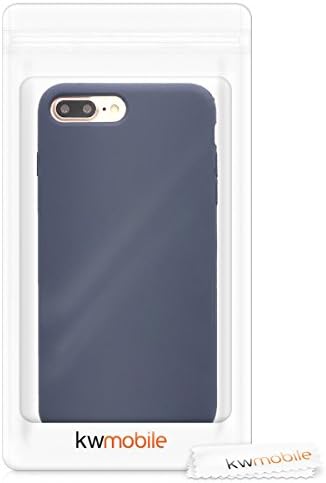 Caixa de silicone Kwmobile TPU Compatível com Apple iPhone 7 Plus/iPhone 8 Plus - Capa de capa fina com acabamento suave