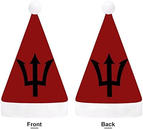 Chapéus de natal da bandeira de Barbados chapéu de chapéu de natal para férias de festas de Natal