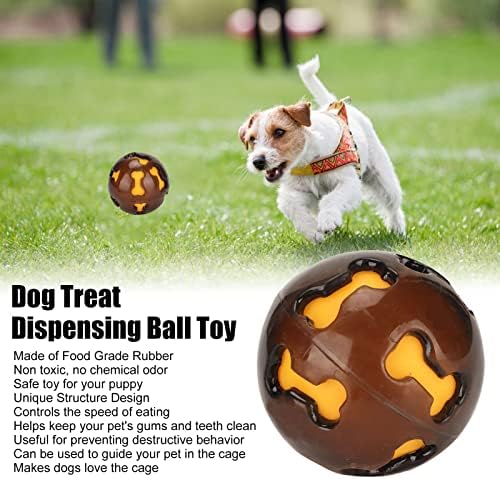 Brinquedo de mastigação de quebra -cabeça de cachorro, goma de bola de entrega de animais de estimação para os dentes de cachorro interno