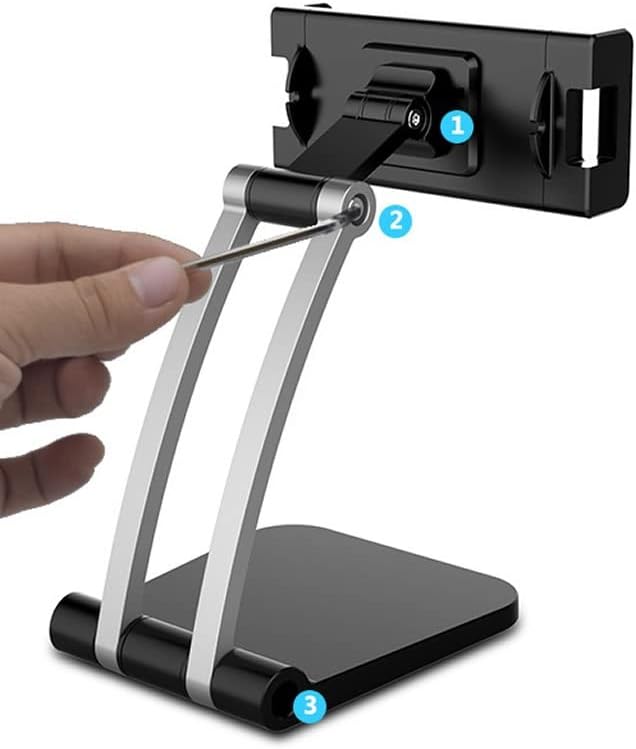 Trexd Tablet Stand Holder Ajusta dobramento ajustável 360 ° Giratória Montar o suporte celular Suporte de suporte para comprimidos