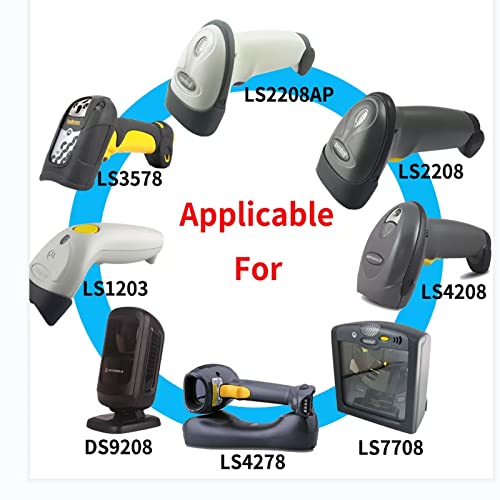 Sotesin Barcode Scanner Cabo USB CBA-U01-S07ZAR LS2208-SR DS2208 DS2278 DS8178 LS1203 LS4208, USB a RJ45 compatível