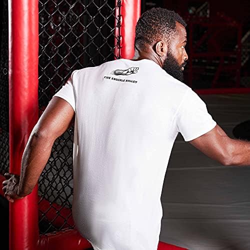 Tomar conhecimento! T-shirt algodão. Para atletas e fãs de esportes do UFC MMA Boxing