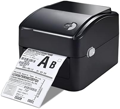 Impressora de etiqueta de transporte por porta USB Rinter 4 * 6 Impressora de código de barras para impressora térmica branca preta expressa ou supermercado para escritório em casa