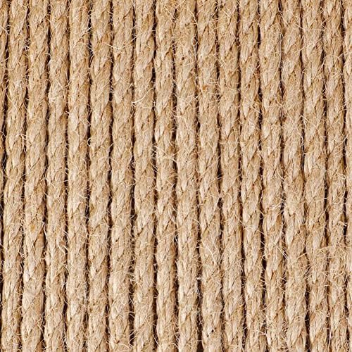 Cordão de corda de barbante de decks, corda de cânhamo grossa natural de 12 mm, corda de juta de decks, corda de cânhamo torcida,