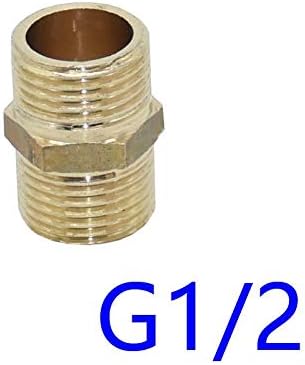 Acessórios para conexão da mangueira de jardim Copper Male G1/2 G3/4 G1 Conector de rosca de losco de bronze Tubos de tubo de tubo de