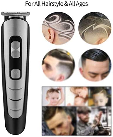 Yfqhdd Profissional Cabelo recarregável Clipper com 4 cabeças Aparador de cabelo Homens de cabelo barbeiro Máquina de corte de cabelo